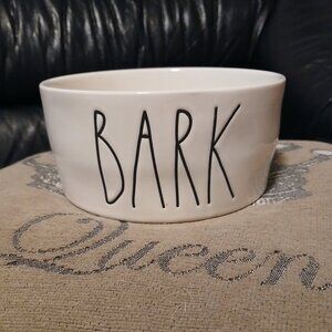 Rae Dunn "Bark" Dog Bowl